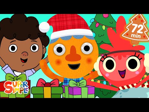 1 Hour of Christmas Songs for Kids | Candy Cane Tree And More Top Hits | Super Simple Songs