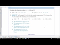 Understanding Function Notation and Graphing