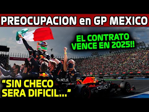 ULTIMA HORA!! GP MEXICO en RIESGO!! "ORGANIZADORES PREOCUPADOS POR LA SALIDA de CHECO" NOTICIAS F1