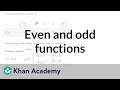 Identifying Even and Odd Functions from Tables