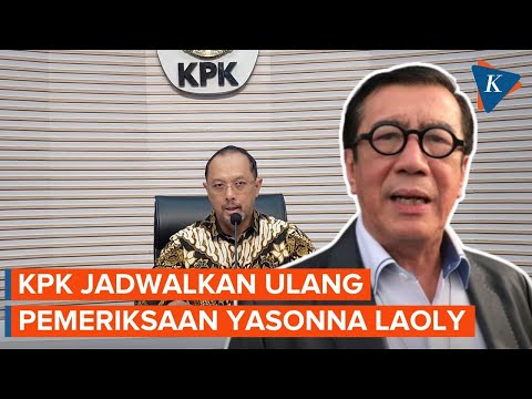 Hari Ini Absen, Yasonna Laoly PDI-P Kembali Dipanggil KPK 18 Desember