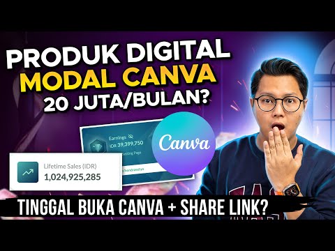 REAL KERJA SAMPINGAN DARI RUMAH AJA? BIKIN PRODUK DIGITAL MODAL CANVA HASILKAN JUTAAN PER BULAN