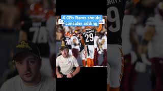 Here are four cornerbacks that the Los Angeles Rams should consider adding. #rams #ramshouse