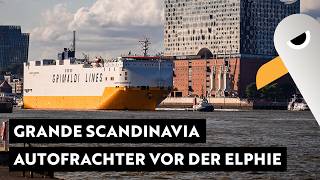 Grande Scandinavia 🚗🛳️ RoRo Action vor der Elbphilharmonie