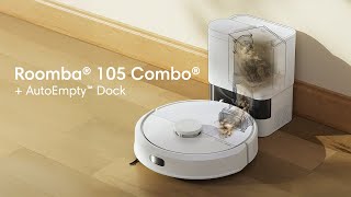 Roomba® 105 Combo + AutoEmpty™ Dock - White