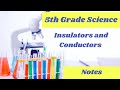 Conductors and Insulators in Energy