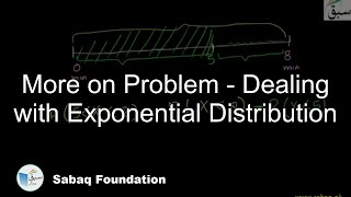 More on Problem - Dealing with Exponential Distribution