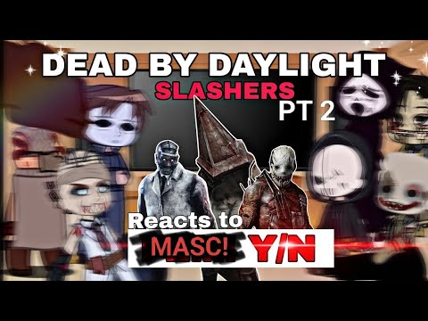 Dead By Daylight (Slashers) react to MASC! Y/N || PT 2 || Requested