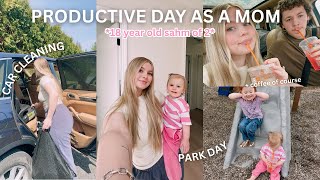 PRODUCTIVE DAY AS A MOM!!✨ Getting my car back after a crash, cleaning, park day + more!