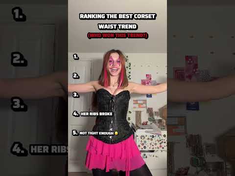 Ranking The Best Corset Waist Trend pt- 2💖✨ #tiktokviral