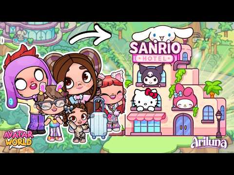 ¡DE VACACIONES al GRAN HOTEL de KUROMI Y SUS AMIGAS en Avatar World! La SUITE es INCREIBLE 😱✨