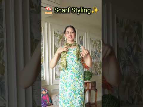 ⛱️ Scarf Styling ✨ #summerfashion #youtubeshorts #scarffashion #shorts