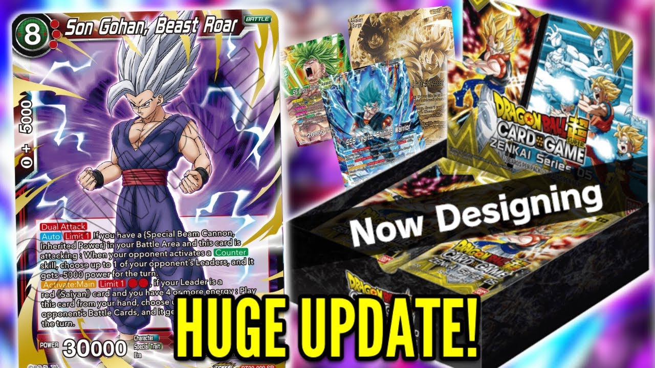 Breaking News: Unveiling the DBS Zenkai Set 5 Cards