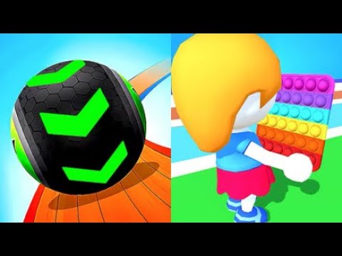 Best Trending Games Gameplay Walkthrough Live - Going balls🆚 Pop it run!