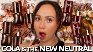 They Did It AGAIN?! New fwee Pigment Gloss Colors Tested 🍒🥤 Cola is the new nude?