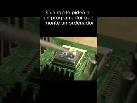 Cuando le piden a un programador que monte un ordenador