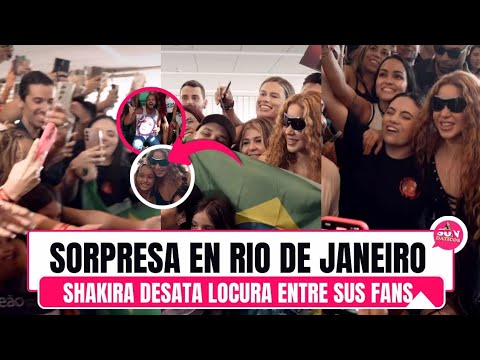 💥¡Sorpresa en río Janeiro! Shakira desata La locura entre sus fans con su llegada a Brasil.