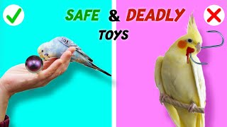 WARNING! These Bird Toys Can Harm Your Pet! (Safer Options Inside)
