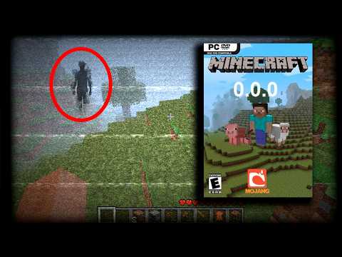 Jugué la versión PROHIBIDA de Minecraft (Es peor de lo que pensé) | alpha 0.0.0.