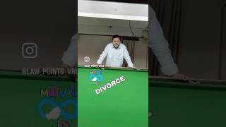 DIVORCE MUTUAL CONSENT#viral#ytshorts#divorce#marriage#couple#love#hate#shadi#hindu#reels#instagram
