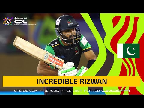 Mohammad Rizwan's TWO Incredible Innings vs Saint Lucia and Guyana! | CPL 2025