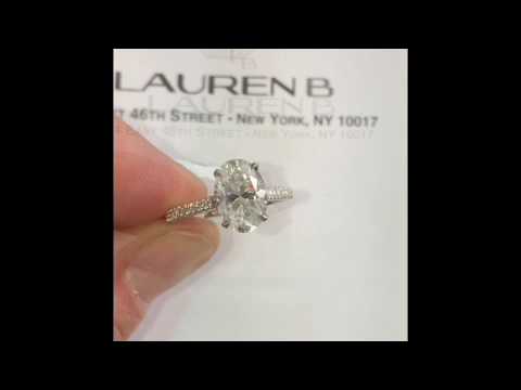 Moissanite Oval Harro Gem Pave Ring