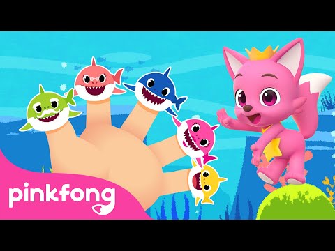 🖐🏼 Finger Family Song Compilation | Baby Sharks Everywhere | Pinkfong Official