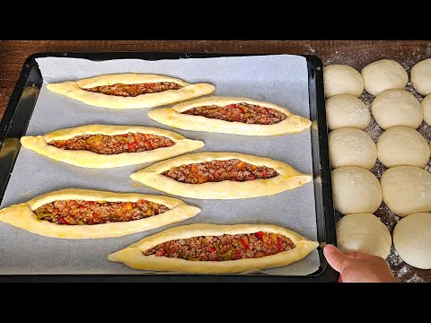 ÜNLÜ BİR RESTORANDA GÜNLÜK 1000 TANE SATILIYOR❗️EVDE YAPILACAK EN GÜZEL PİDE TARİFİ