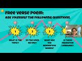 Understanding Free Verse Poetry