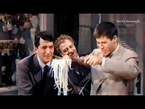 Dean Martin & Jerry Lewis That's Amore (Colorized)