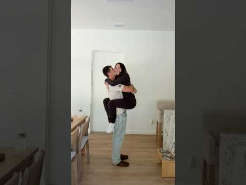 seeing if my husband grunts when he picks me up #shorts