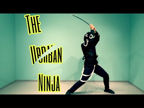 Cyberpunk Urban Ninja: techwear ken-jutsu sword art martial arts samurai techninja fashion