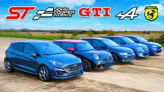 【ドラッグレース！】最新のホットハッチが真っ向勝負！