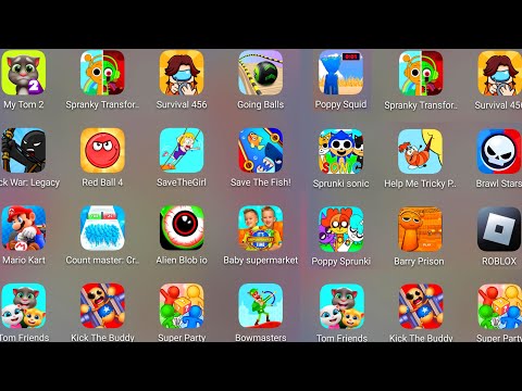 Help Me Tricky Puzzle,Barry's Prison Run,Kick The Buddy,Roblox,Stickman Party,Bowmasters,Red Ball 4