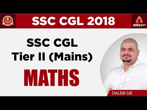 SSC CGL Tier 2 Crash Course | Maths Class 1 | Dalbir...