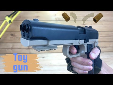 2 barrel 1911 like real toy gun Double Shot Double Kill Legendary Dueller