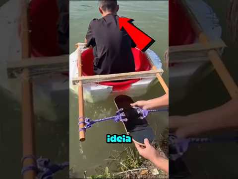 ELES CRIARAM UM BARCO MALUCO! #curiosidades #engraçado #shorts