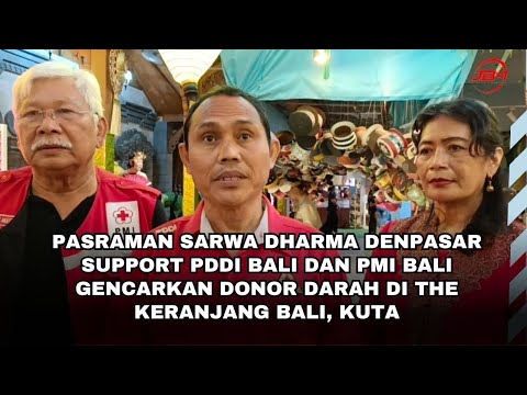 Pasraman Sarwa Dharma Denpasar Support PDDI Bali dan PMI Bali Gencarkan Donor Darah