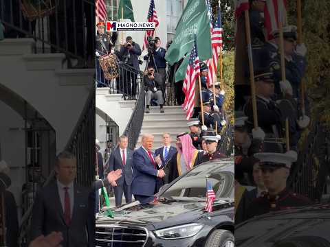 🇺🇸|🇸🇦 President Donald Trump Greets Saudi Crown Prince Mohammed bin Salman at The White House