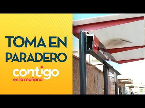 "¡ES IMPRESIONANTE!": Toma en Maipú se construyó sobre paradero - Contigo en la Mañana