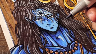 Drawing God Shiva ( Mahadev )✨️🙏 In My Style #shiv #mahadev