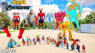 DESI Avengers Found MANGODZILLA in GTA 5 | GTA V MODS #452