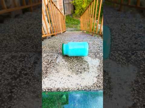 💥Crushing Breaking Glass Bottles  ⚠️  #asmr #satisfying