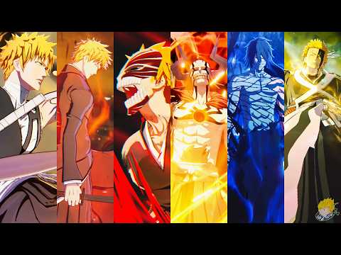 Bleach Rebirth of Souls - All Ichigo Kurosaki Transformations [TYBW DLC True Shikai] (4K 60FPS)
