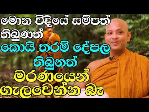 ඔබත් මේ ගැන මොහොතක් හිතන්න | ven.boralle kovida thero | bana katha | bana | budu bana | budu karuna