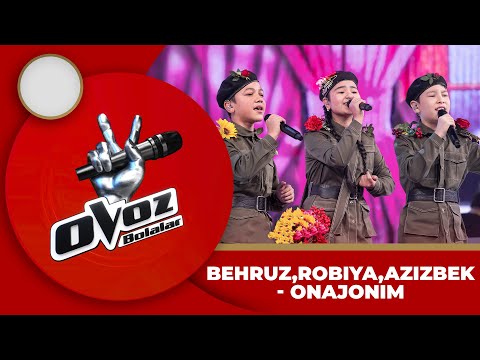 Ovoz Bolalar - ROBIYA | AZIZBEK | BEHRUZ - ONAJONIM (DJ PILLIGRIM) @TheVoiceofUzbekistan