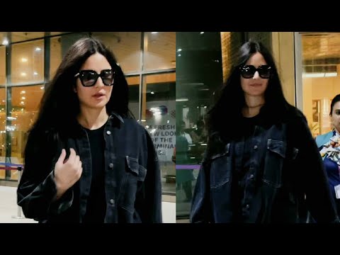 Pregnant Katrina Kaif Spotted At Mumbai Airport Today