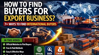 How to Get International Buyers for Export (Beginner Guide)