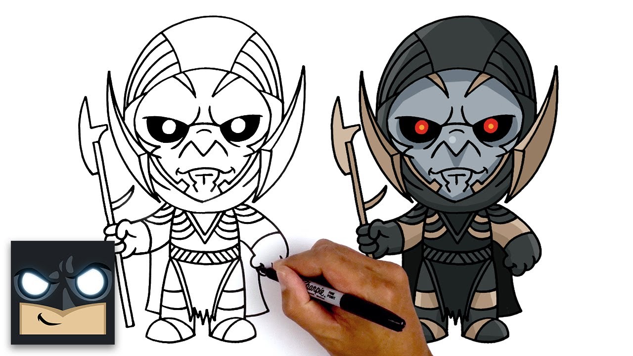 How To Draw Corvus Glaive - The Black Order