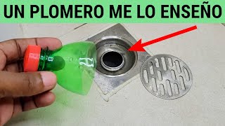 Coloca una botella en el desague de tu Baño y No dejara de sorprenderte el resultado